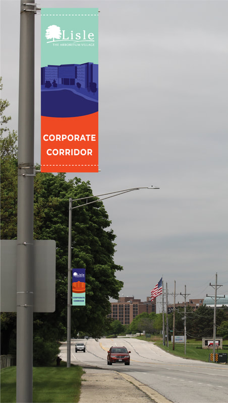 Lisle Corporate Corridor Campaign Design by Bannerville.
