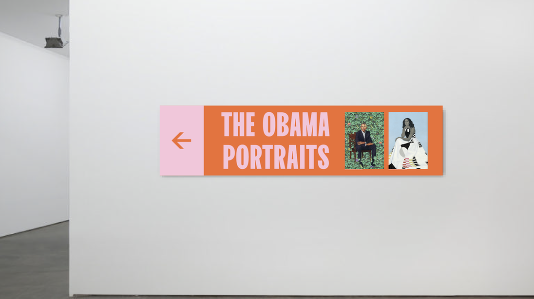 Bannerville Art Institute Chicago The Obama Portraits Signs Banners Graphics Illinois Nonprofit