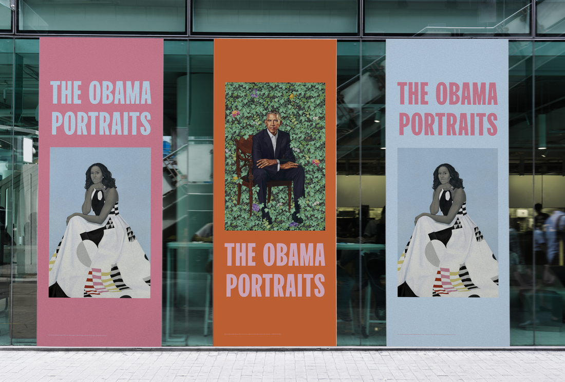 Bannerville Art Institute Chicago The Obama Portraits Signs Banners Graphics Illinois